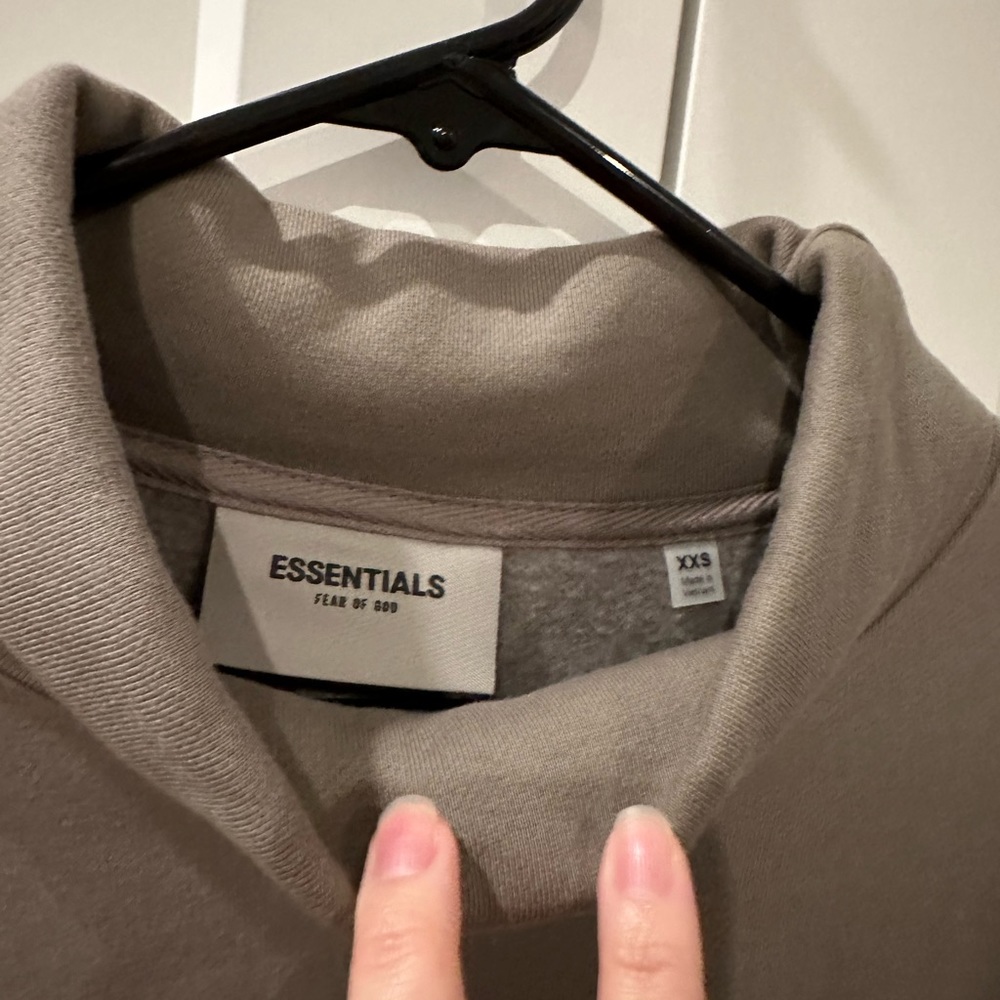 Essentials Fog Mock Neck Pullover - image 3